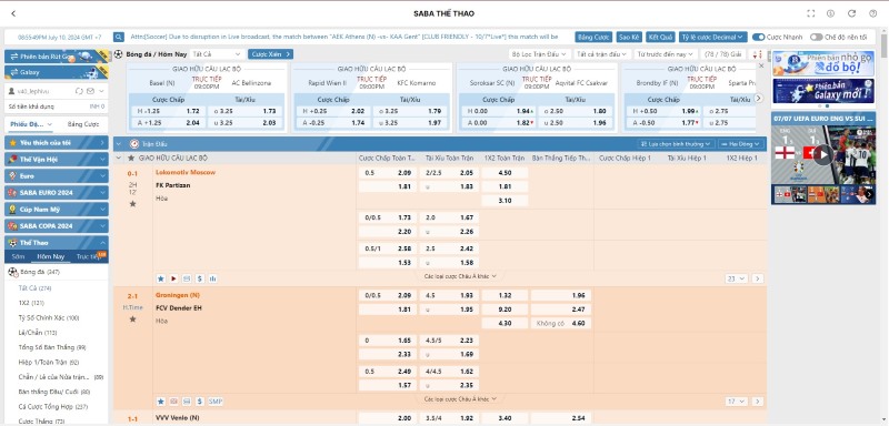 Thể thao 2 Saba sports hợp tác cùng OK9